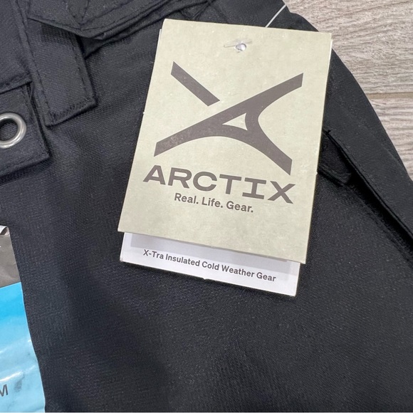 Arctix Black Snowsports Cargo Pants Mens Large 34 in Inseam New - Picture 5 of 7